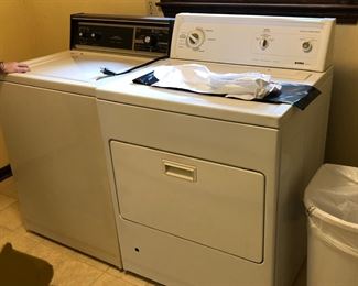 Kenmore Washer works.                                                           
 Dryer Temperamental-great price to handyman