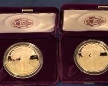 4 Silver American Eagles