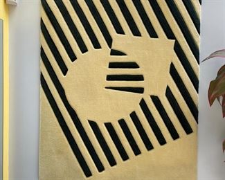 Wool rug wall hanging