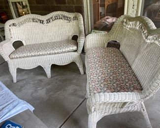 Wicker furniture for your porch