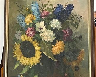 Original oil by German artist Walter Janotta.