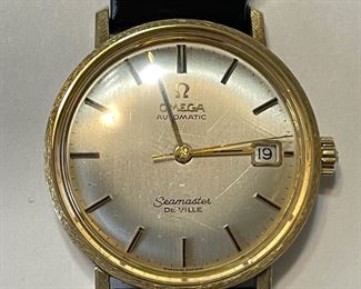 Men's Omega automatic Seamaster De Ville with date wrist watch