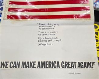 Original 'Make America Great Again' slogan? Can you believe this was a slogan by Nixon?