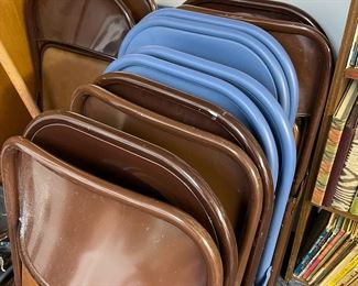 Card tables and sets of 4 chairs for each table