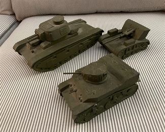 German tank diecast models. Extremely rare.