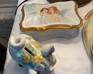 Hand painted porcelain 