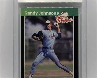 graded Randy Johnson card