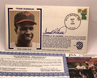 Signed Frank Robinson