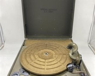 Vintage WWII US Phonograph