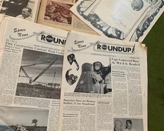Rare NASA Round-up Bi Weekly  and Weekly Newspaper Publications  from 1961- on