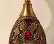 Stunning Ornate Perfume Dauber Bottle that measures 7 inches tall. What a beauty! 