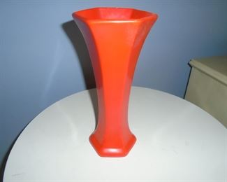 Chengto Hexagon vase 9 inches 1923-1936