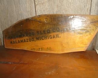 Halamazoo sled sign