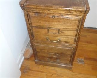 oak file cabinet