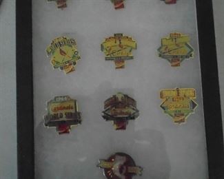 St Louis Cardinals world series pins by Coca Cola