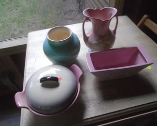 misc. pottery Hull, McCoy and Weller