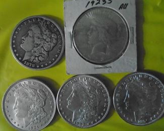 silver dollars