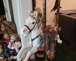 Small carousel horse