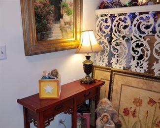 Oriental wall table