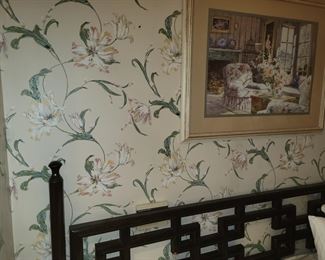 King size Oriental bed frame