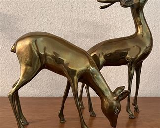 Vintage Brass Deer