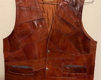 Mexico Leather Vest