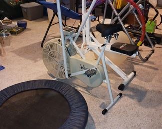 Exercise bike / elliptical, mini trampoline
