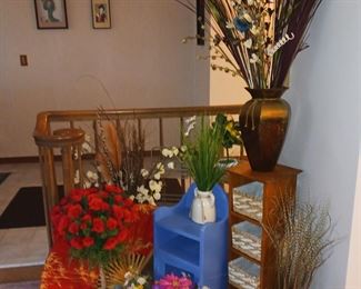 Silk flowers and flower supplies