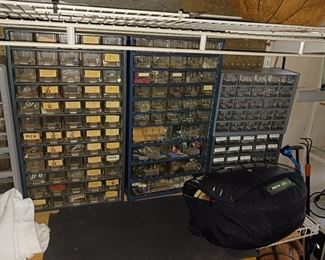 Screw nut organizer sets