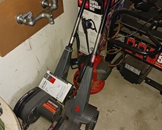 Pair of Craftsman electric lawn edgers