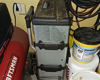 Multiple toolbox on Wheels portable
