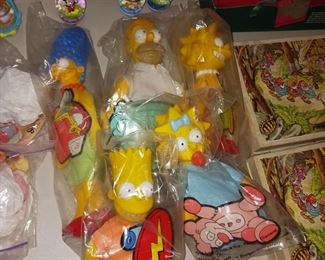 Simpsons TV show dolls