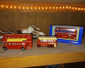 Corgi double decker bus toys