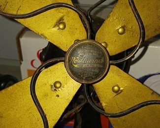 Antique 4 Blade Northwind Table Fan