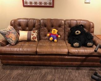 Vintage Tufted Back Sofa