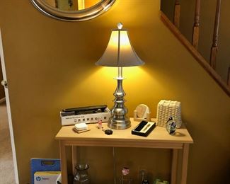 Mirror, Table, Lamp