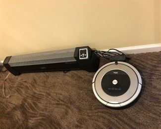 Heater, iRobot Roomba Vacuum
