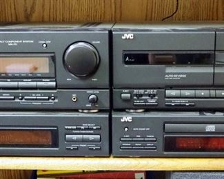 JVC Compact Component System, Model MX-70, Includes Cassette Tape, Compact Disc And Tuner Components