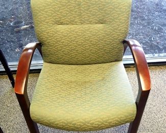 Steelcase Inc Cushioned Office Chair, Qty 2, 33" x 24" x 26"