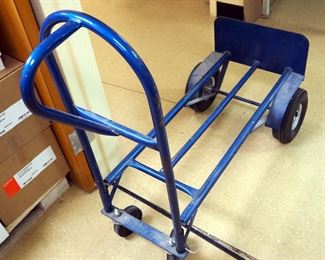 Rubber Wheeled Work Dolly, 38" Long
