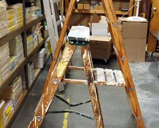 Watling Wood 6' And 4' Painters Ladders