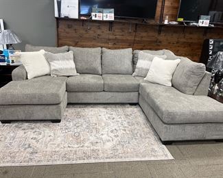 Double Chase Ashley Livingroom Set. Very soft Fabric.