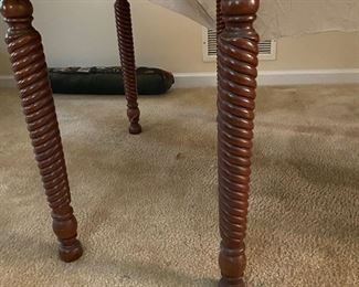 Detail of Cherry Dining Table Legs