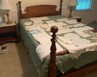 Mid-Century Harden Cherry Bed 