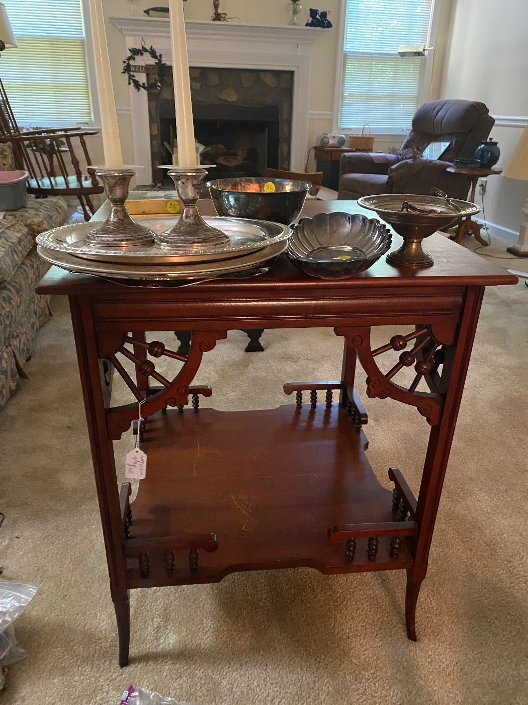 Fancy MCM table —how has this not sold!! 