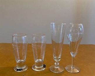 Hal Reed Crystal Champagne 20 Glass Set