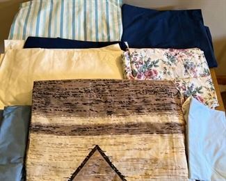 Lot of Bed Sheets & Pillow Cases