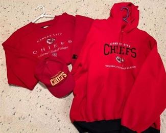 Vintage Chiefs Starter Crewneck - Starter Hat - Chiefs Hoodie