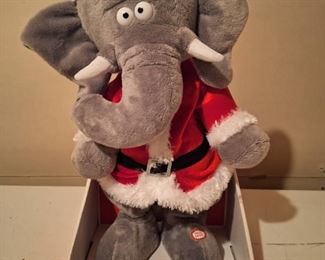 Dancing Elephant Santa