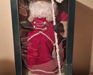 Home for the Holidays Collectible Santa 30 inch